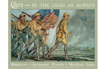Image of Tin Signs Colt In The Lead Tin Sign TSN1702