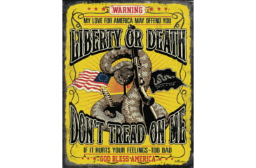 Image of Tin Signs Don't Tread On Me Sign