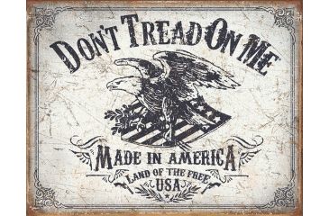 Image of Tin Signs DTOM Land of the Free Tin Sign, TSN2008