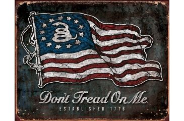 Image of Tin Signs DTOM Vintage Flag Tin Sign, TSN1873