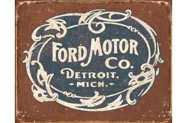 Image of Tin Signs Ford Historic Logo Tin Sign, TSN1707