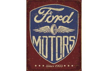 Image of Tin Signs Ford Motors Since 1903, 12.5 x 16, 2205