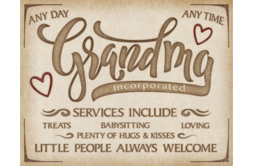 Image of Tin Signs Grandma Inc Sign, 12.5in X 16in, 2266