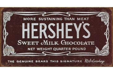 Image of Tin Signs Hershey Bar Tin Sign TSN1394