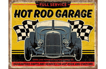 Image of Tin Signs Hot Rod Garage