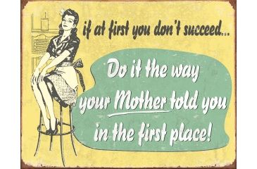 Image of Tin Signs If At First You Don't Succeed TSN1950