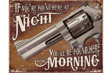 Image of Tin Signs If You're Found Here At Night TSN1951