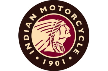 Image of Tin Signs Indian Round Logo, 11.75in Diameter, Reproduced From Authentic, Vintage Advertising, 2160