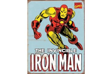 Image of Tin Signs Iron Man Retro Tin Sign TSN1650