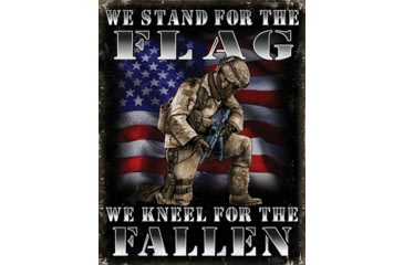Image of Tin Signs Kneel for the Fallen
