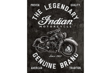 Image of Tin Signs Legendary Indian Motorcycle