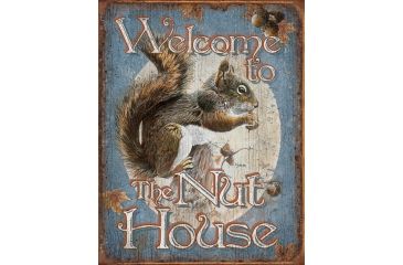 Image of Tin Signs Nut House Welcome Tin Sign TSN1824