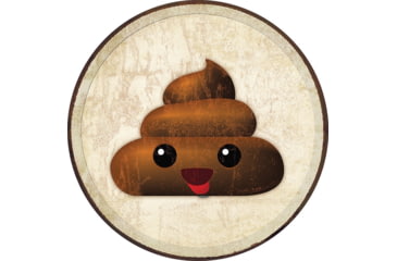Image of Tin Signs Poo Emoji Sign, 11.75in Diameter, 2274