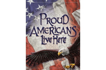 Image of Tin Signs Proud American, 12.5in X 16in, 2219