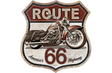 Image of Tin Signs Route 66 Shield Sign