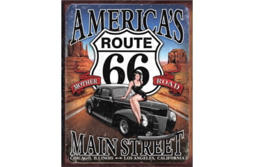 Image of Tin Signs Route 66 Sign