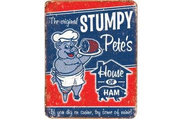 Image of Tin Signs Stumpy Petes Ham Tin Sign TSN1794