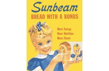 Image of Tin Signs Sunbeam -Little Miss Tin Sign TSN0630