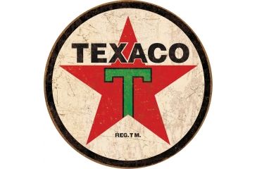 Image of Tin Signs Texaco Round Tin Sign TSN1798