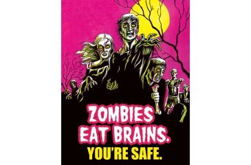 Image of Tin Signs Zombies Eat Brains TSN1915