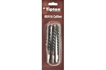 Image of Tipton 40/416 Caliber Rifle Nylon Bristle Bore Brush, Shelf Pack of 3