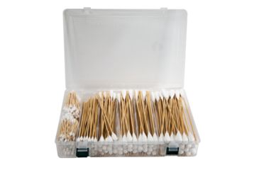 Image of Tipton Power Swab, Pistol Cleaning Kit, 500 ct, Bamboo/White, 1099930
