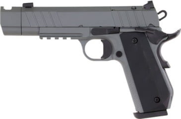 Image of Tisas 1911 B9BA NSSF-C Semi Auto Pistol, 9mm Luger, 4.25 inch Barrel, Adjustable, Grey, Aluminum, 10 Round Capacity, 10100133