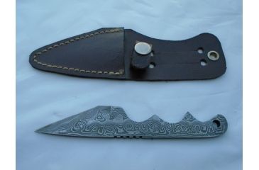 Image of Titan 15N20/1095 Damascus Steel Fixed Knife, TD-062, Damascus Steel Handle, 2.2in. Blade, 4.9in. Overall TDK-62
