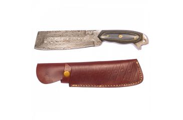 Image of Titan 15N20/1095 Damascus Steel Hatchet, TD-009, Micarta Handle, 6in. Blade TDK-9