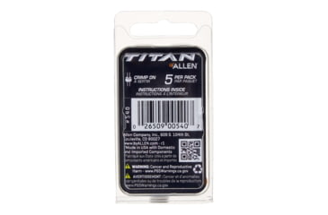 Image of Titan Brass Arrow Nock Set, 5 Pack, Metal, 540