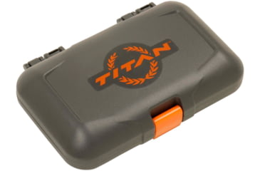 Image of Titan Broadhead Box and Caddy, Gray/Orange, 5.5 in x 3.75 in, 7009