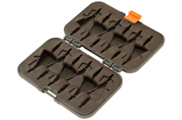 Image of Titan Broadhead Box and Caddy, Gray/Orange, 5.5 in x 3.75 in, 7009