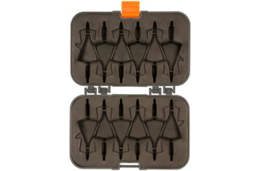 Image of Titan Broadhead Box and Caddy, Gray/Orange, 5.5 in x 3.75 in, 7009