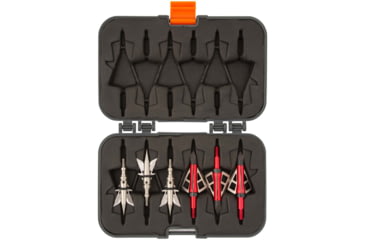 Image of Titan Broadhead Box and Caddy, Gray/Orange, 5.5 in x 3.75 in, 7009