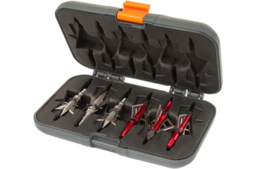 Image of Titan Broadhead Box and Caddy, Gray/Orange, 5.5 in x 3.75 in, 7009