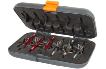 Image of Titan Broadhead Box and Caddy, Gray/Orange, 5.5 in x 3.75 in, 7009