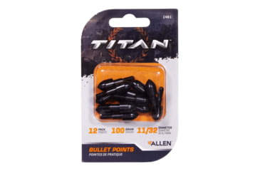 Image of Titan Bullet Point, 100 Grain, Black, 11/32in, 1461