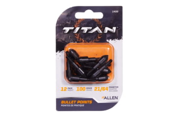 Image of Titan Bullet Point, 100 Grain, Black, 21/64in, 1435