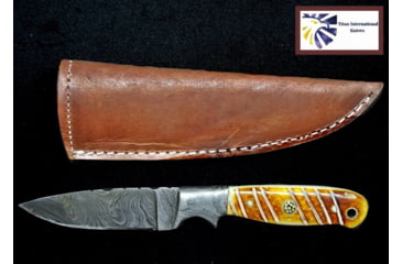 Image of Titan Damascus Fixed Blade Knife 7.3in TD-102, TDK-102