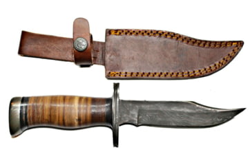 Image of Titan Damascus Fixed Blade Knife 8.3in TD-098, TDK-98