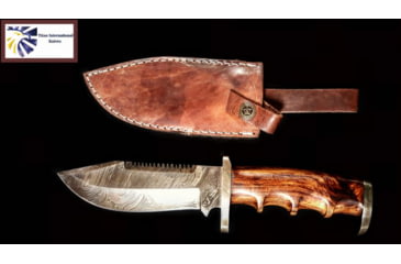 Image of Titan Damascus Fixed Blade Knife 8in TD-105, TDK-105