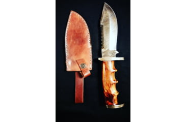 Image of Titan Damascus Fixed Blade Knife 8in TD-105, TDK-105