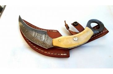 Image of Titan Damascus Series TD-084 Karambit Knife, 8.2in OAL TDK-84