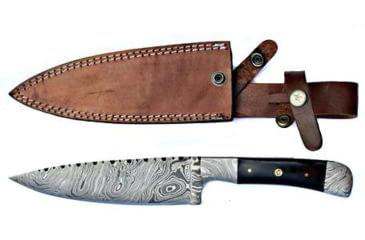 Image of EDEMO Titan Damascus Steel Kitchen Knife, 12in, TD-057, TDK-57, EDEMO1