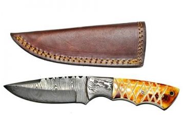 Image of Titan Damascus Steel Fixed Knife 8.6in TD-092, TDK-92