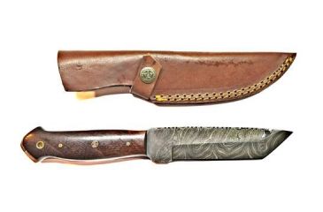 Image of Titan Damascus Steel Fixed Knife 9.5in TD-049, TDK-49
