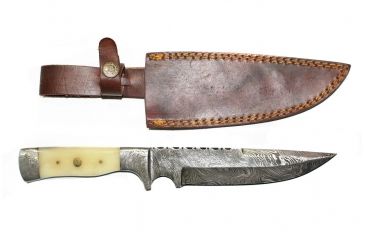 Image of Titan Hand Forged Damascus Camping 11.1in Knife TD-058, TDK-58