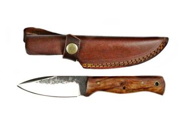 Image of Titan International Knives Custom Carbon Forged 4in Blade, Rose Wood Handle, 7.2in Overall TC-014