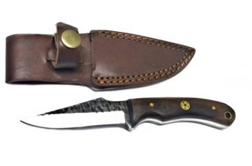 Image of Titan International Knives Custom Forged Carbon Knife w/ Rosewood Grip, 4in Blade, Rose Wood Handle, 8in Overall TC-018