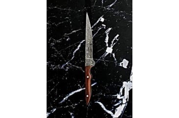 Image of Titan International Knives Damascus Custom Handmade Full Tang Rosewood Handle Steel Hunting Knife, 8 inch, TDK-220